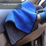 5-piece Set Of Thickened Absorbent Coral Fleece Car Wipes
