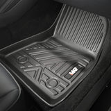 Odorless TPE Floor Mat For Tesla Model 3 2023-2025 6 PCS Waterproof Duty-Proof Fully Surrounded Floor Liner Protection Foot Pad