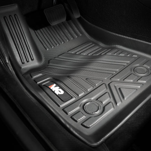 Odorless TPE Floor Mat For Tesla Model 3 2023-2025 6 PCS Waterproof Duty-Proof Fully Surrounded Floor Liner Protection Foot Pad