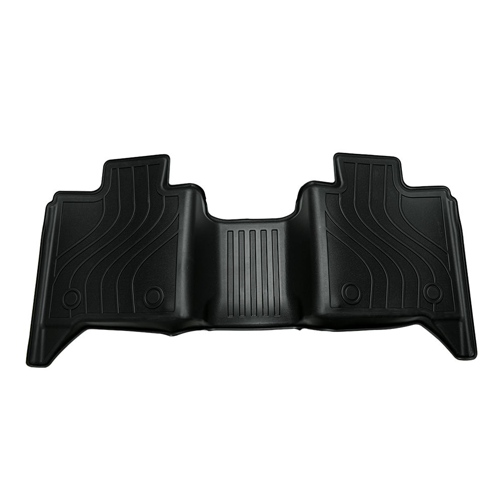 All-Weather TPE Front And Rear Row Floor Liners Floor Mats Fit For Toyota Tundra CrewMax Cab 2022-2025, Custom Fit Tundra Car Mats 20484