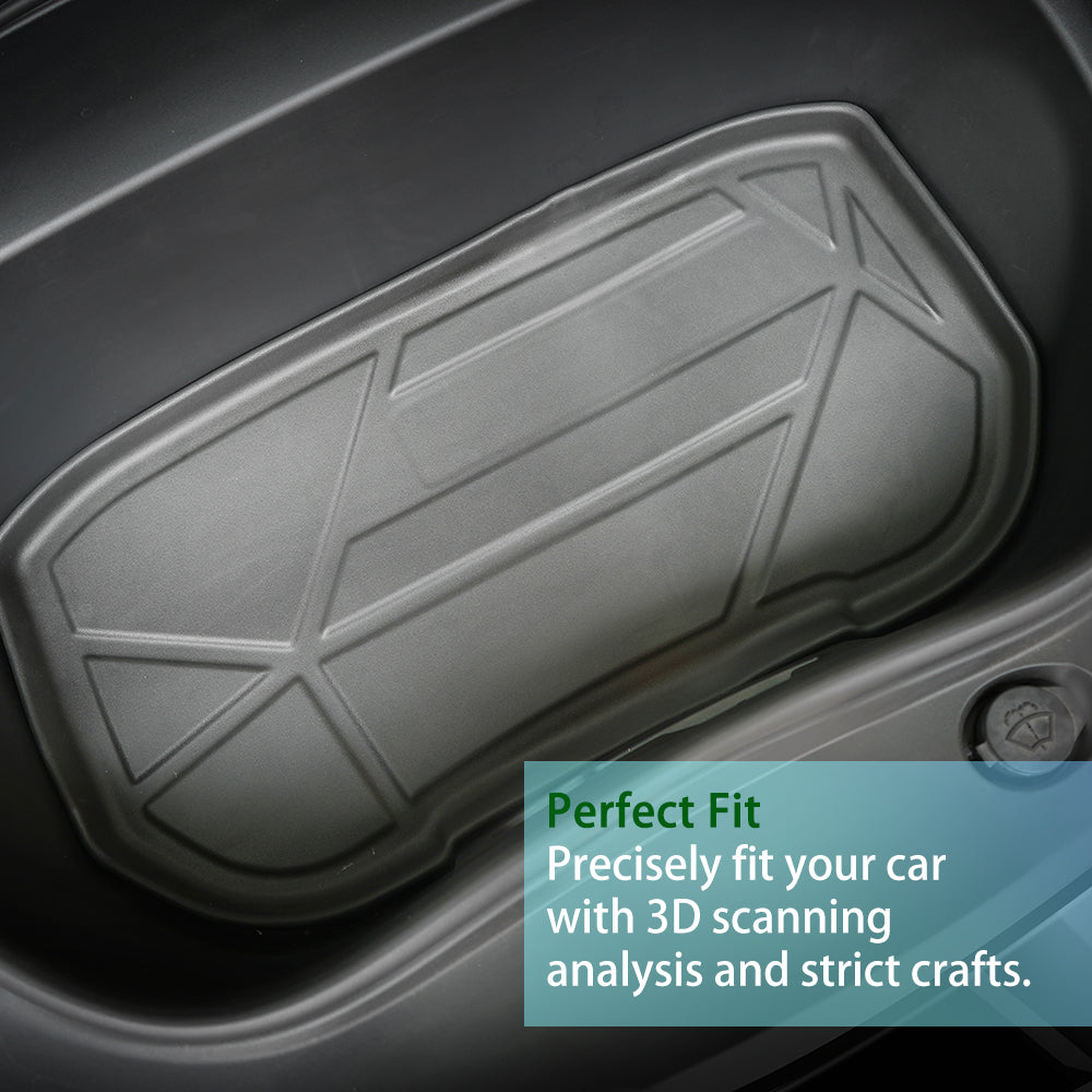 Odorless TPE Floor Mat For Tesla Model 3 2023-2025 6 PCS Waterproof Duty-Proof Fully Surrounded Floor Liner Protection Foot Pad