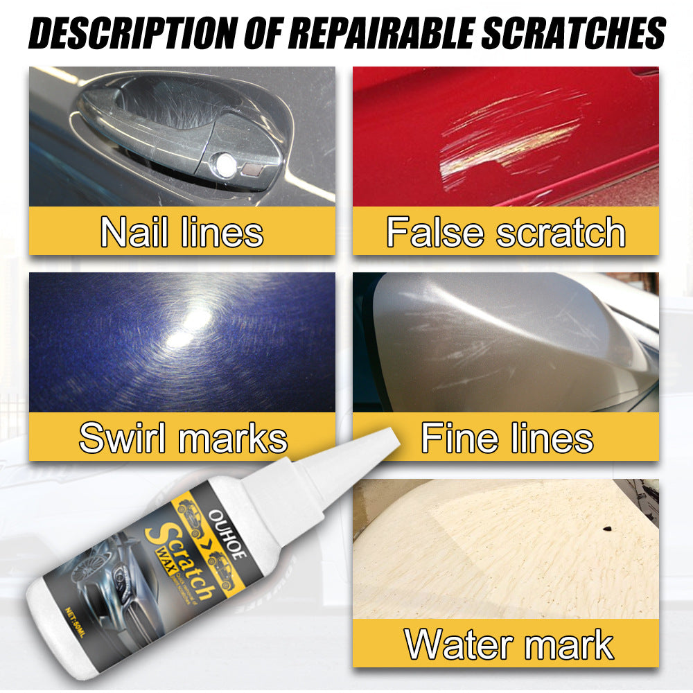 New Sharp-mouthed Car Scratch Repair Wax