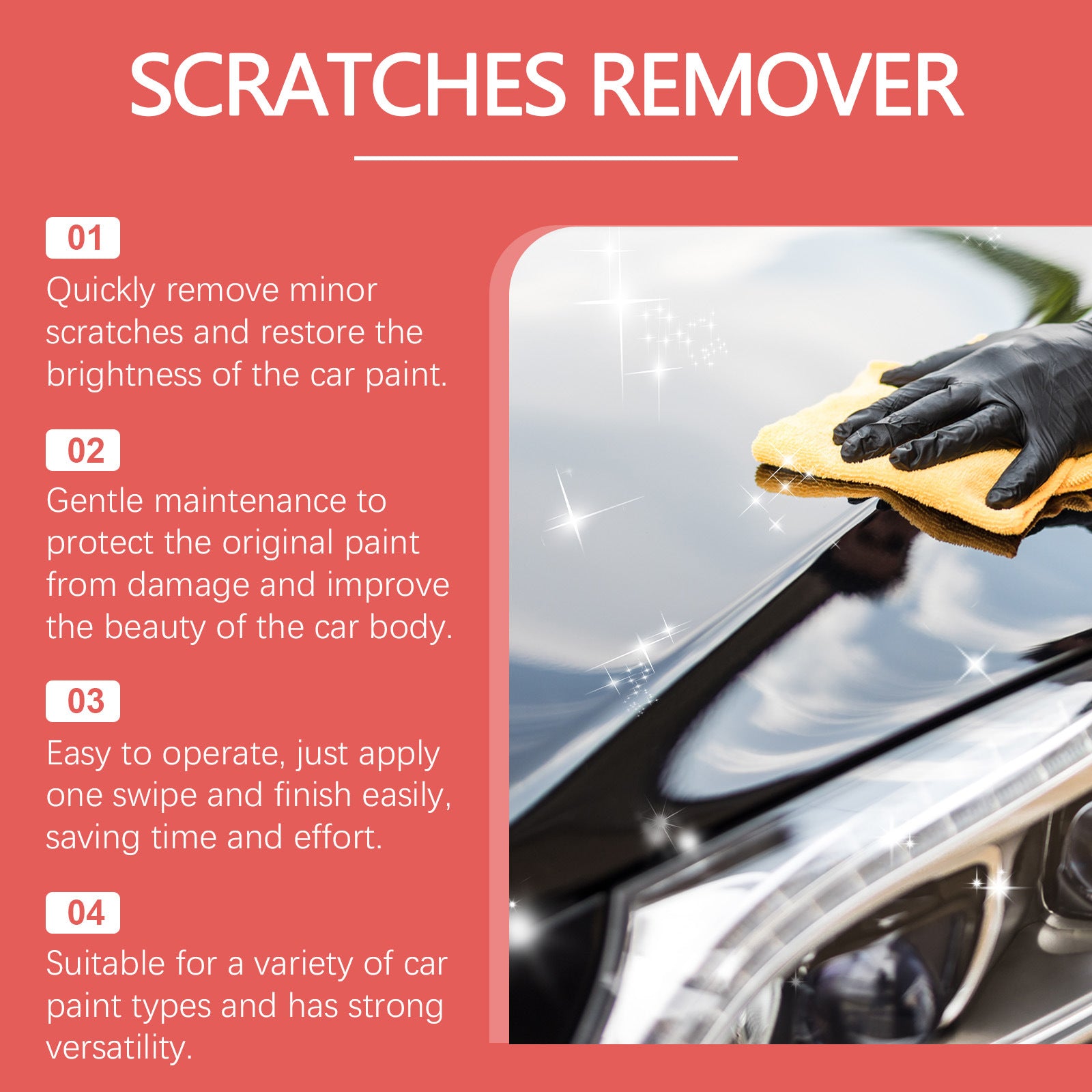 Car Scratch Repair Polishing Wax