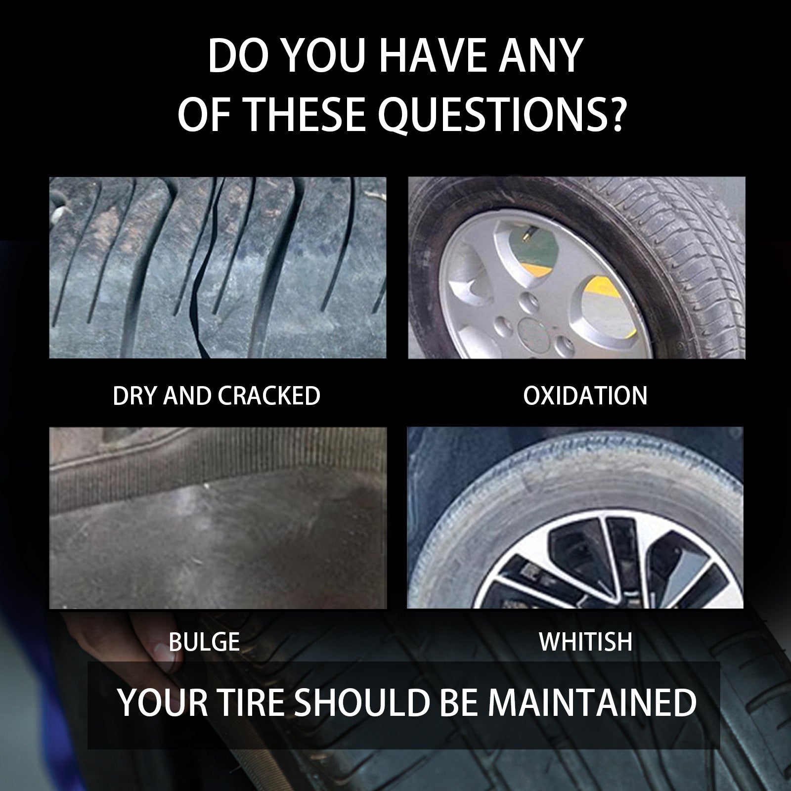 Car Tire Retreading Wax Decontamination Repair