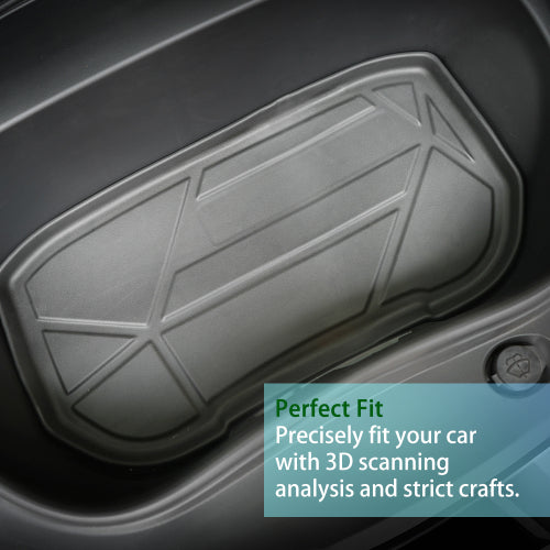 Odorless TPE Floor Mat For Tesla Model 3 2023-2025 6 PCS Waterproof Duty-Proof Fully Surrounded Floor Liner Protection Foot Pad