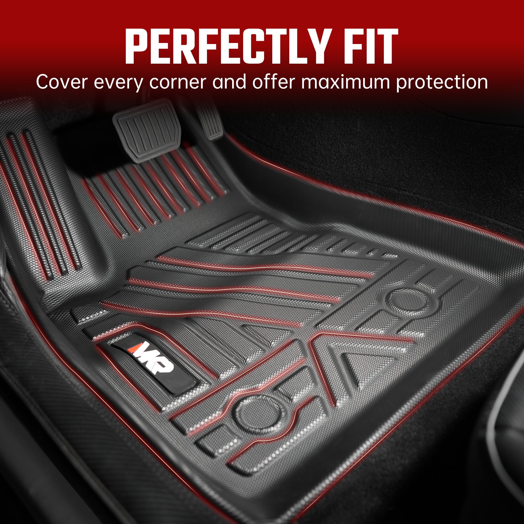 TPE Floor Mat For Tesla Model 3 2023-2025